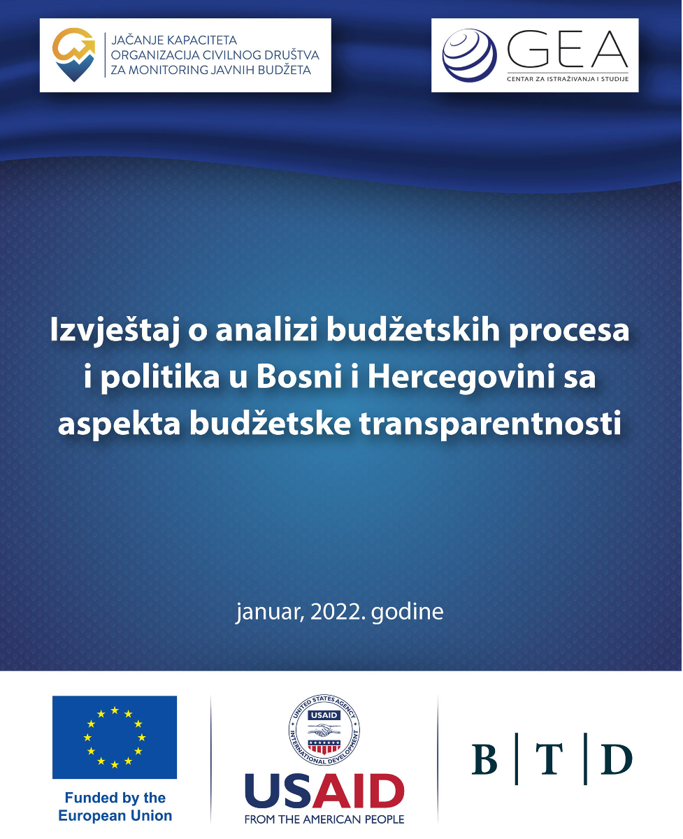 Analiza budžetske transparentnosti u BiH